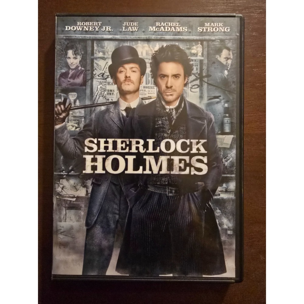 Sherlock Holmes (DVD, 2009), Downey, Jr, Law,‎ McAdams, Excellent Condition